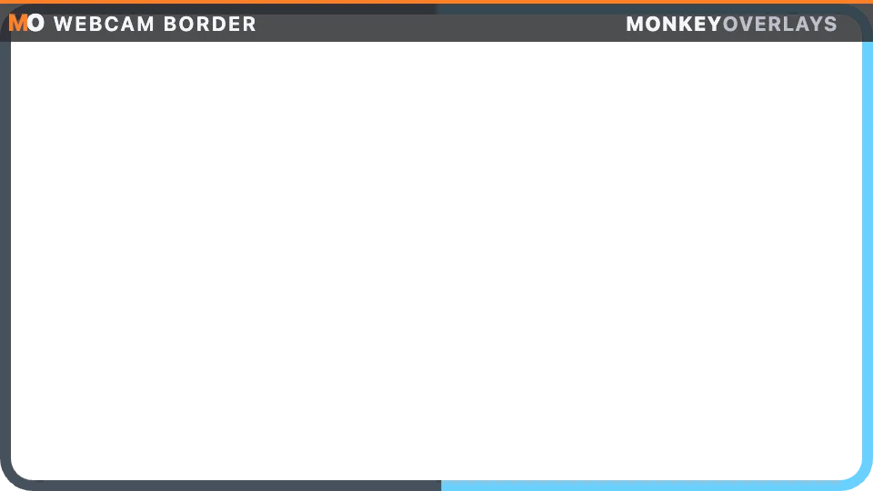 Webcam border with sample data